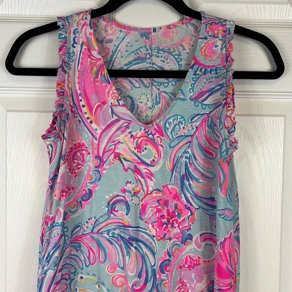 Lillly Pulitzer Aron swing dress in island de coco sz xxs